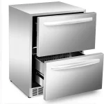 24 inch Undercounter Refrigerator, Outdoor Fridge for Patio, Wine and Beverage Refrigerator, Drawer Refrigerator